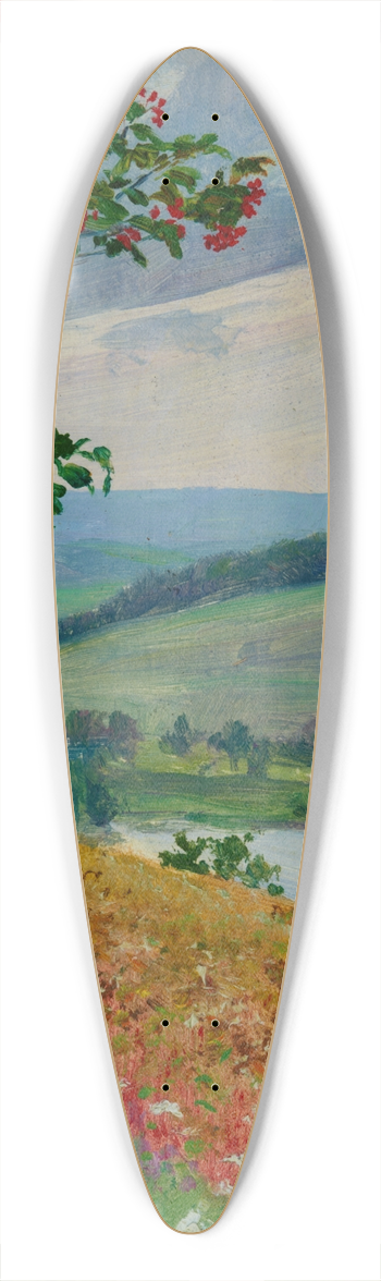 Ambroy Sabatowski - Viburnum 39.3 inch art pintail longboard deck
