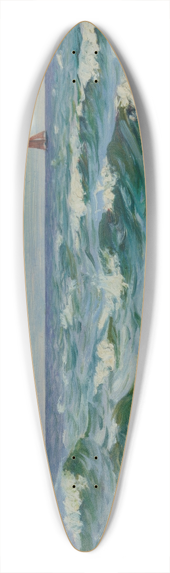Ambroy Sabatowski - Windy Day 39.3 inch art pintail longboard deck