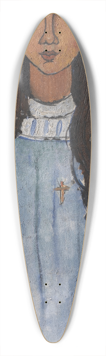 Amedeo Modigliani - Alice 39.3 inch art pintail longboard deck