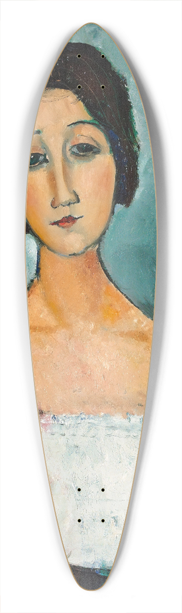 Amedeo Modigliani - Christina 39.3 inch art pintail longboard deck