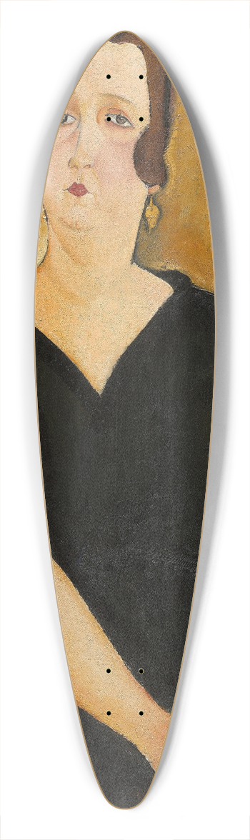 Amedeo Modigliani - Madame Amde (Woman with Cigarette) 39.3 inch art pintail longboard deck