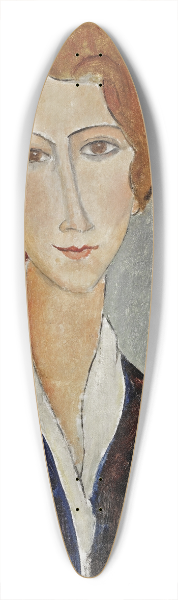 Amedeo Modigliani - Portrait De Femme 39.3 inch art pintail longboard deck