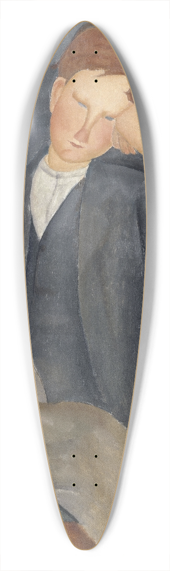 Amedeo Modigliani - The Young Apprentice 39.3 inch art pintail longboard deck