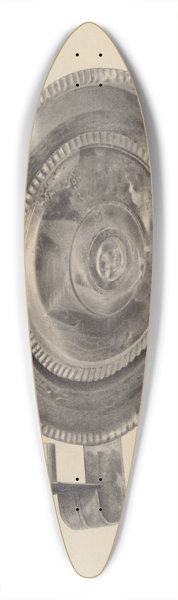 Amelia Tuccio - Candle Sconce 39.3 inch art pintail longboard deck