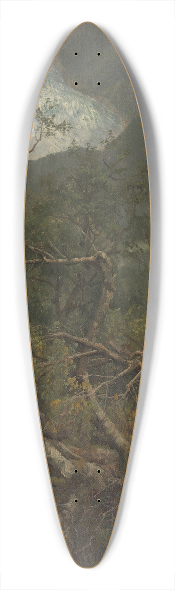 Anders Askevold - The Bondhus Glacier 39.3 inch art pintail longboard deck