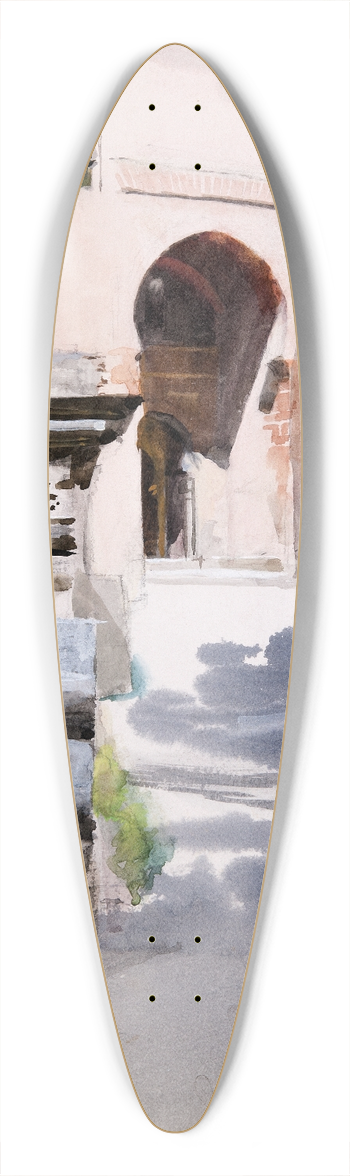 Anders Zorn - Gateway in Alhambra 39.3 inch art pintail longboard deck