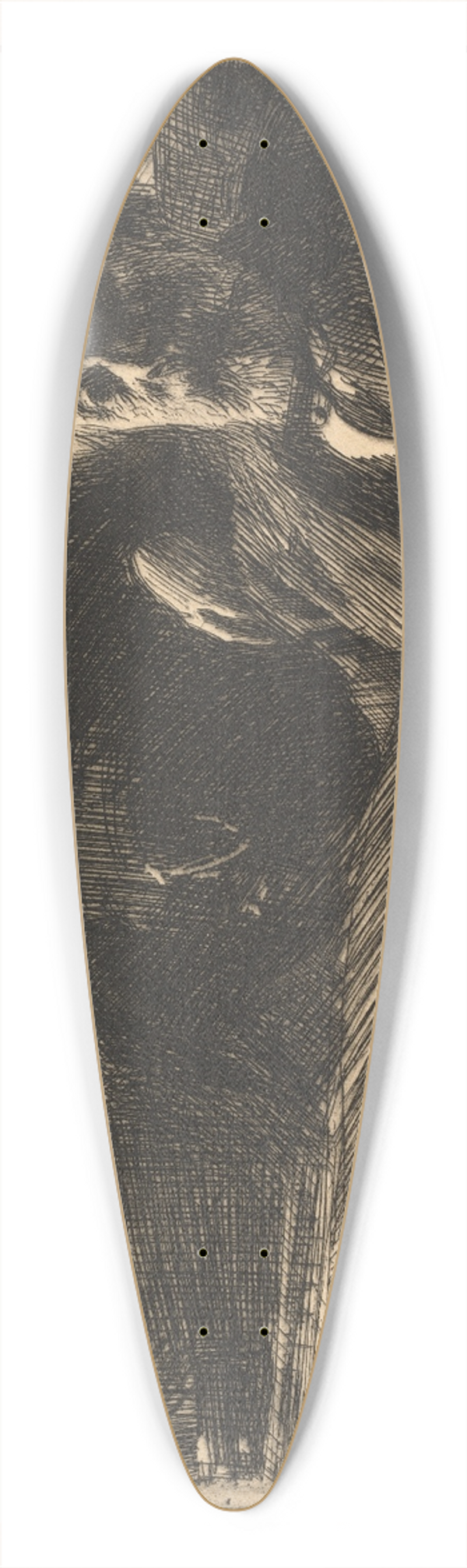 Anders Zorn - Mr. and Mrs. Frstenberg 39.3 inch art pintail longboard deck