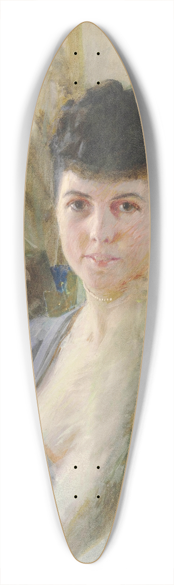 Anders Zorn - Portrait of a Lady in a Drawing Room 39.3 inch art pintail longboard deck