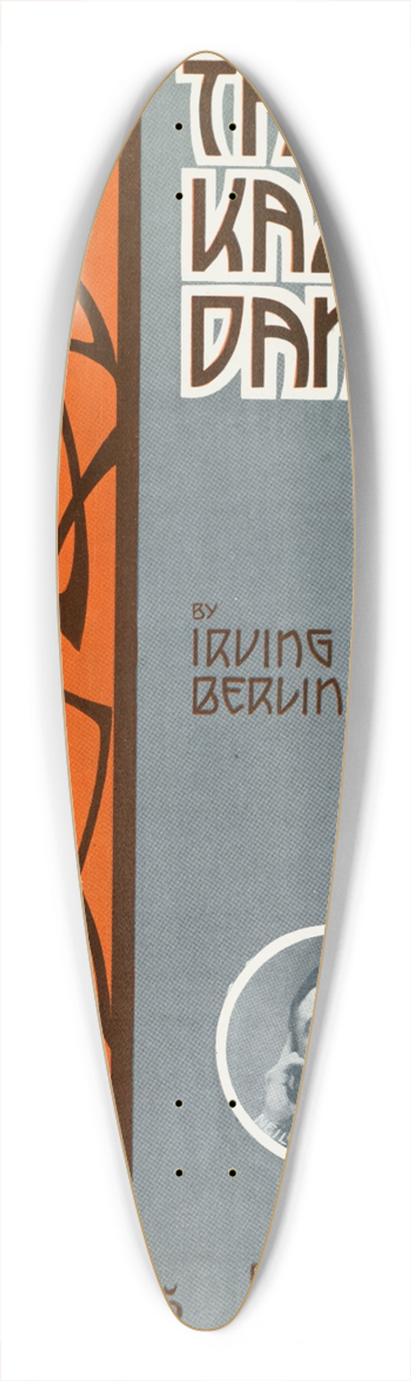 Andr De Takacs - That kazzatsky dance 39.3 inch art pintail longboard deck