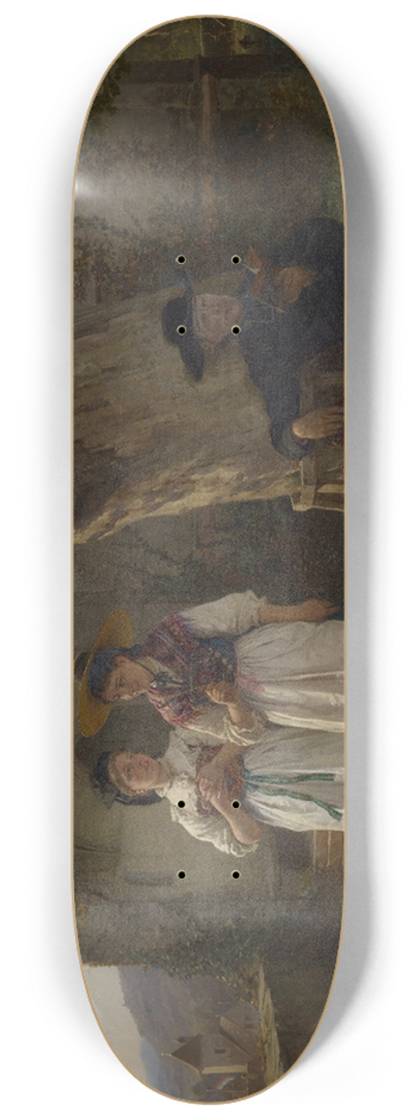 Benjamin Vautier - Unintentional Confession 8.25 inch art skate deck