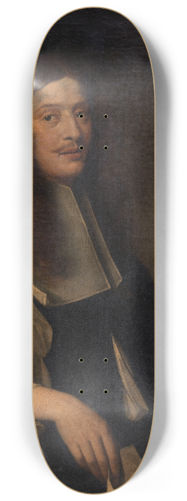 Benjamin von Block - Portrait of a Man 8.25 inch art skate deck