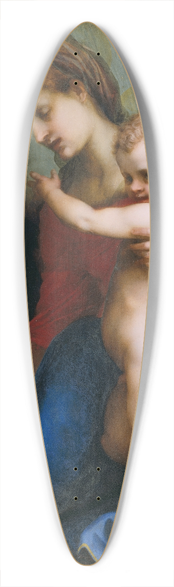 Andrea del Sarto - The Virgin and Child with the Infant Baptist 39.3 inch art pintail longboard deck