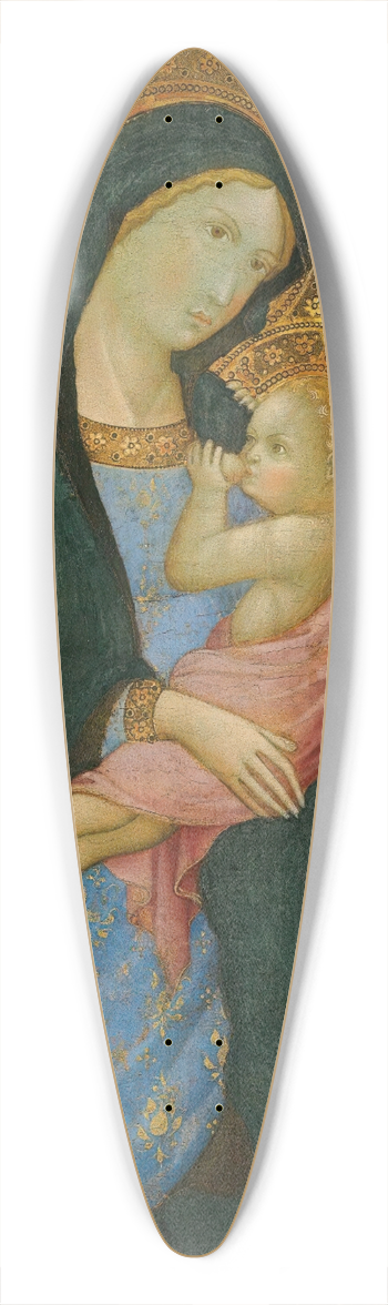 Andrea di Bartolo - The Madonna Of Humility 39.3 inch art pintail longboard deck