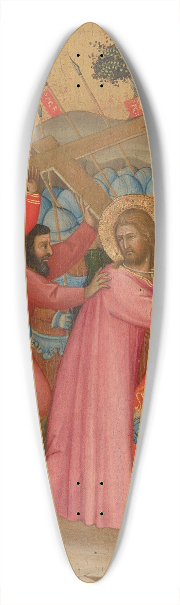 Andrea di Bartolo - The Way to Calvary 39.3 inch art pintail longboard deck