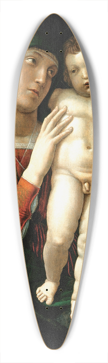 Andrea Mantegna - The Holy Family 39.3 inch art pintail longboard deck