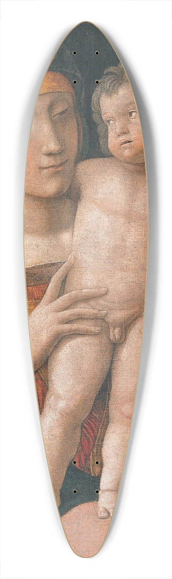 Andrea Mantegna - The Madonna And Child With Saints Joseph, Elizabeth, And John The Baptist 39.3 inch art pintail longboard deck