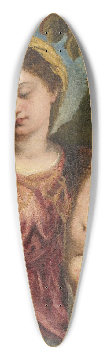 Andrea Schiavone - Madonna And Child 39.3 inch art pintail longboard deck