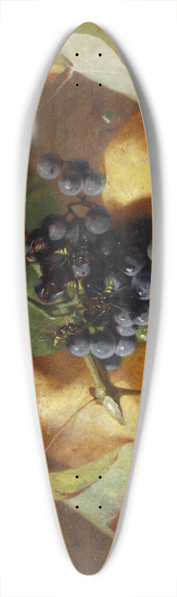 Andreas Lach - Frchtestillleben 39.3 inch art pintail longboard deck