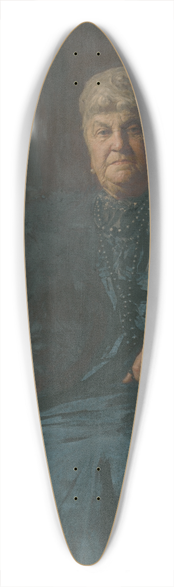 Andrej Baa - Portrait of Countess Cskyov 39.3 inch art pintail longboard deck