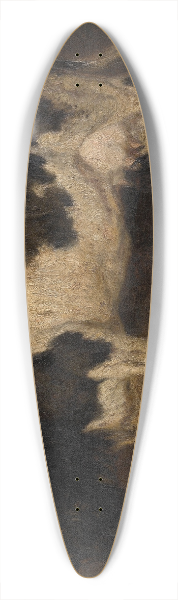 Andre Plumot - Cow 39.3 inch art pintail longboard deck
