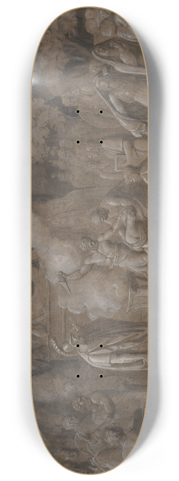 Benjamin West - Death of Iphigenia 8.25 inch art skate deck