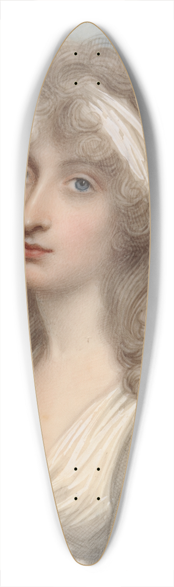 Andrew Plimer - Portrait of a Lady 39.3 inch art pintail longboard deck
