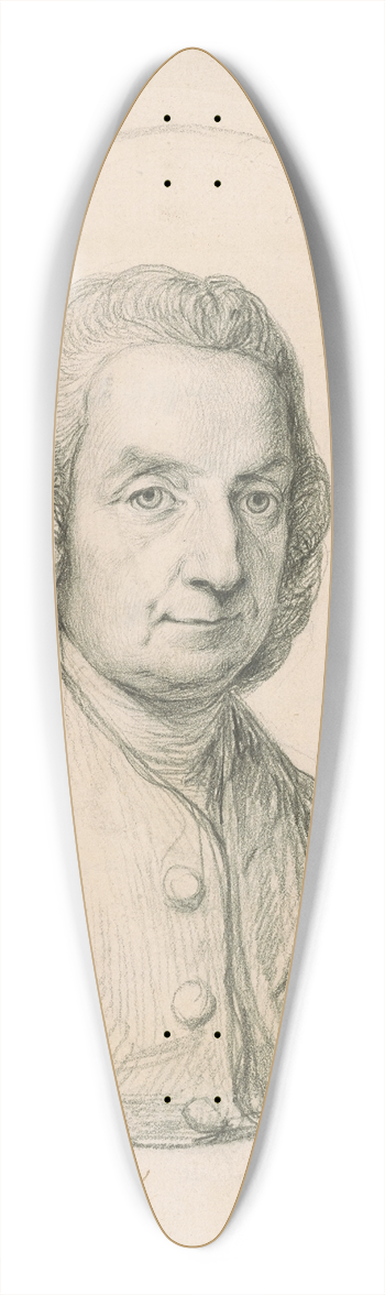 Angelica Kauffmann - Judge George Robert Hellen (1725-1793) 39.3 inch art pintail longboard deck