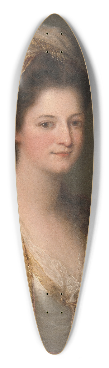 Angelica Kauffmann - Portrait of a woman, traditionally identified as Lady Hervey 39.3 inch art pintail longboard deck