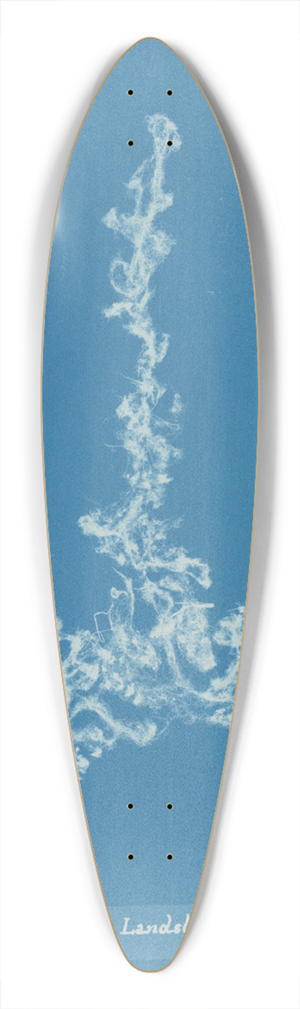 Anna Atkins - Ectocarpus Landsburghii 39.3 inch art pintail longboard deck