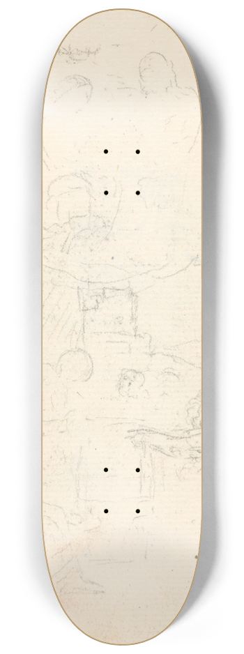 Benjamin West - Sketch 8.25 inch art skate deck