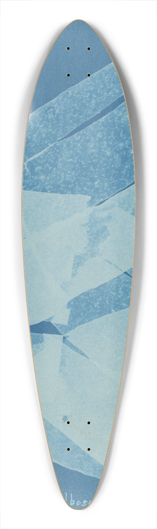 Anna Atkins - Laminaria bulbosa 39.3 inch art pintail longboard deck
