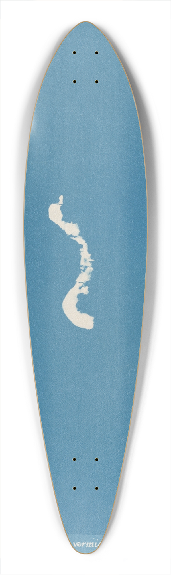 Anna Atkins - Lyngbya vermicularis 39.3 inch art pintail longboard deck