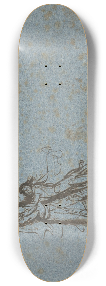Benjamin West - Study for Jephthahs Daughter 8.25 inch art skate deck
