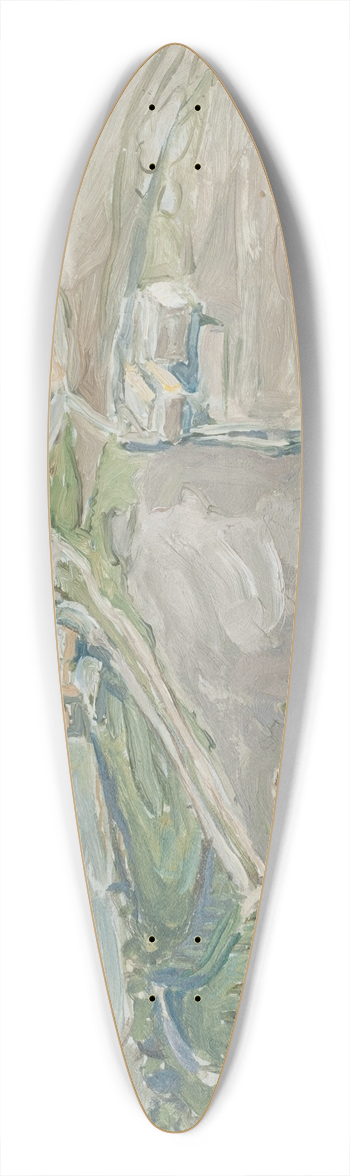 Anna Boberg - Study from Gethsemane 39.3 inch art pintail longboard deck