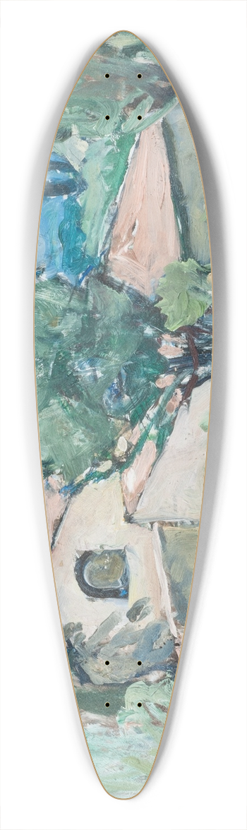 Anna Boberg - Study from the South of France 39.3 inch art pintail longboard deck