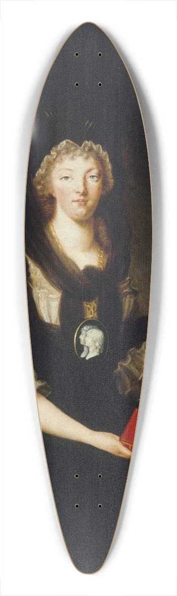 Anne Flore Millet - Portrait de Marie-Antoinette au Temple 39.3 inch art pintail longboard deck
