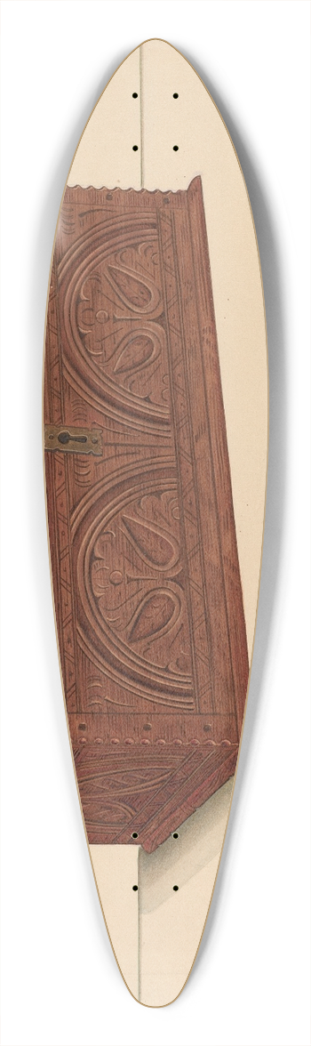 Anne Ger - Box 39.3 inch art pintail longboard deck