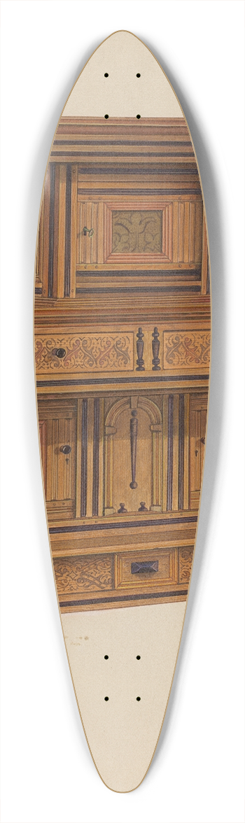 Anne Ger - Press Cupboard 39.3 inch art pintail longboard deck
