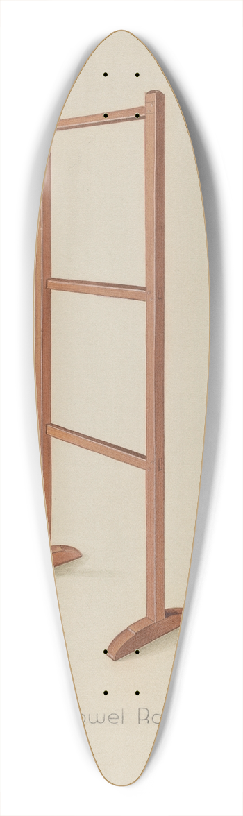 Anne Ger - Shaker Towel Rack 39.3 inch art pintail longboard deck