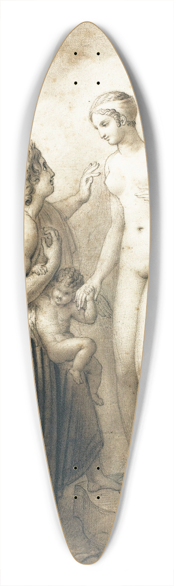 Anne Louis Girodet-Trioson - Pygmalion And Galatea 39.3 inch art pintail longboard deck