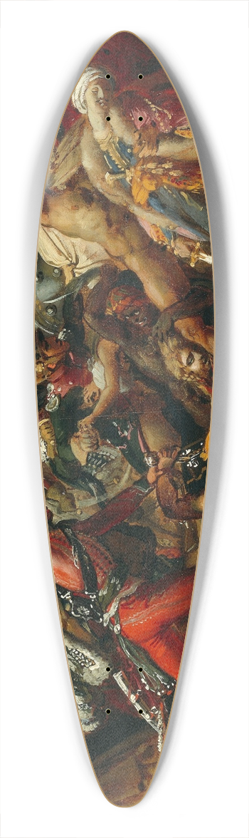 Anne Louis Girodet-Trioson - Sketch for The Revolt of Cairo 39.3 inch art pintail longboard deck