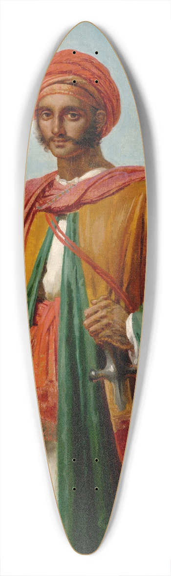 Anne Louis Girodet-Trioson - Study for Portrait of an Indian 39.3 inch art pintail longboard deck