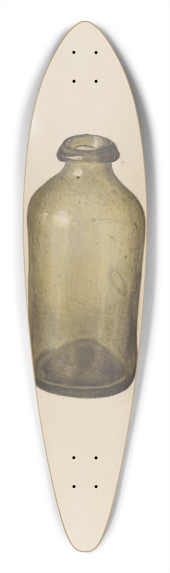 Anne Nemtzoff - Shoe Blacking Bottle 39.3 inch art pintail longboard deck