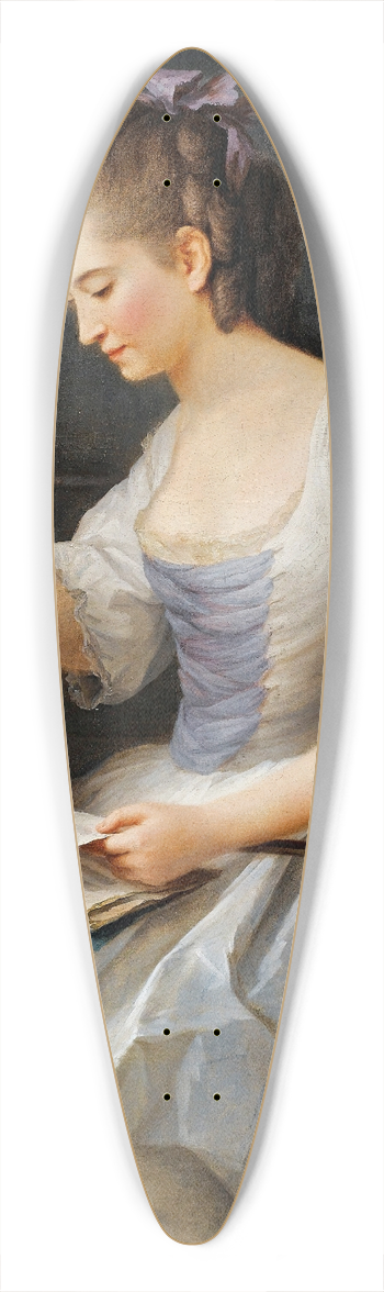 Anne Vallayer-Coster - Portrait Dune Violoniste 39.3 inch art pintail longboard deck