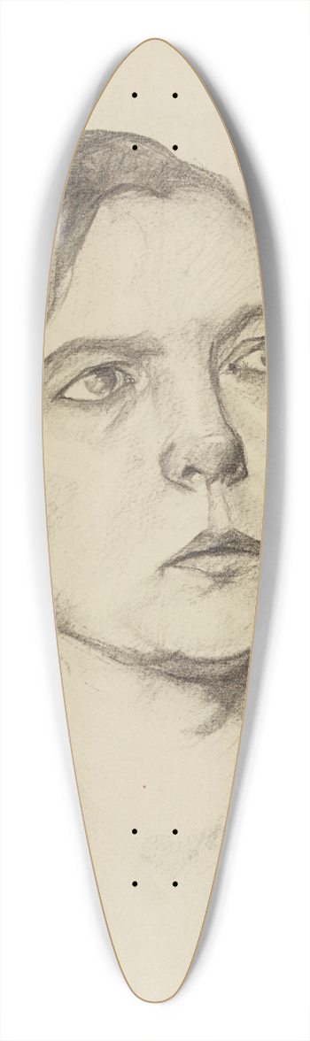 Anny Dollschein - Damenbildnis 39.3 inch art pintail longboard deck