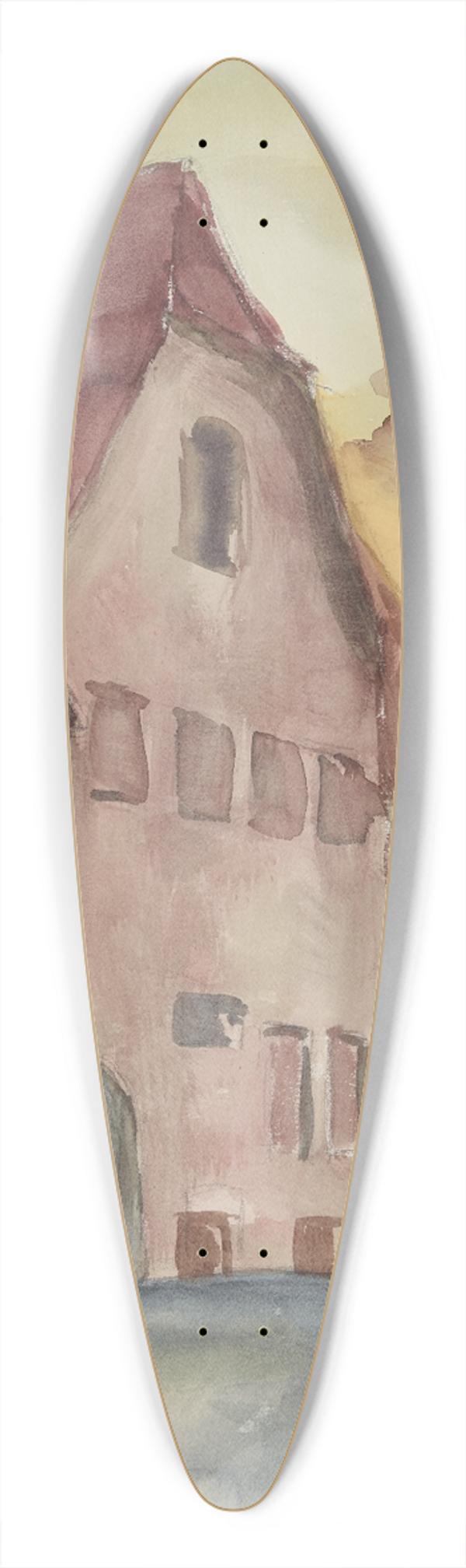 Anny Dollschein - Steyr 39.3 inch art pintail longboard deck