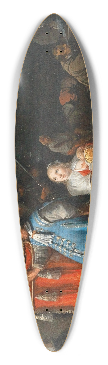 Anthonie Palamedesz. - A Guardroom interior 39.3 inch art pintail longboard deck