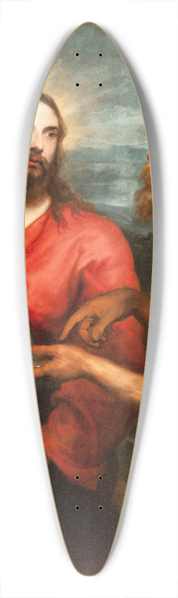 Anthony van Dyck - Christ Of The Coin 39.3 inch art pintail longboard deck