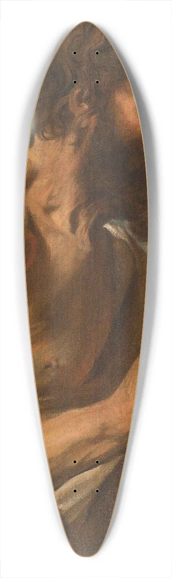Anthony van Dyck - Study of a Bearded Man with Hands Raised 39.3 inch art pintail longboard deck
