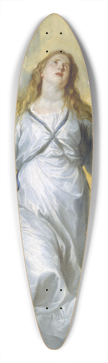 Anthony van Dyck - The Virgin as Intercessor 39.3 inch art pintail longboard deck